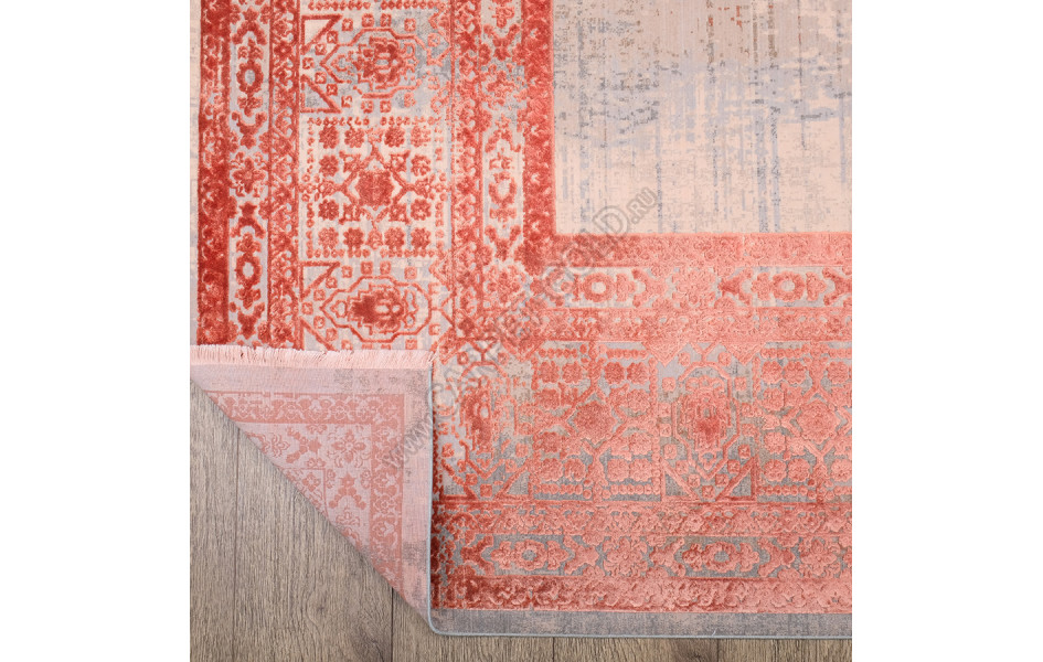 Турецкий ковер Art Deco ДИЗАЙН 3035A ЦВЕТ CREAM2 / ORANGE_2