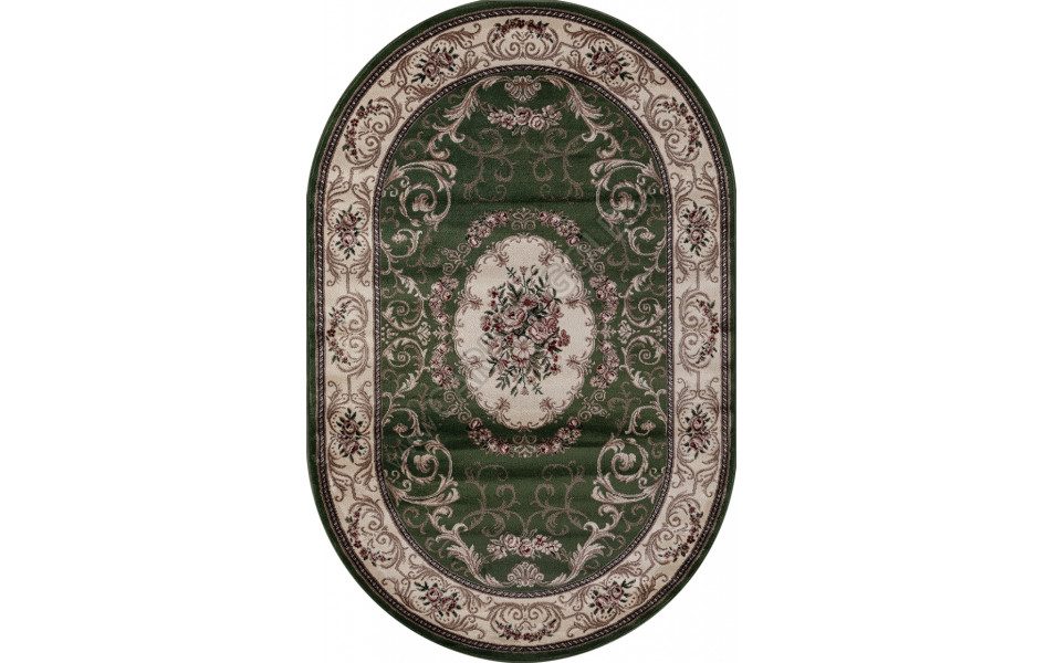 Ковер D066 - GREEN - Овал COLIZEY