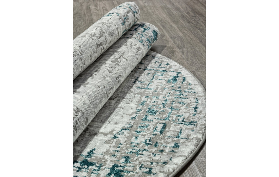 Ковер F292 - GRAY - Овал - коллекция PALERMO