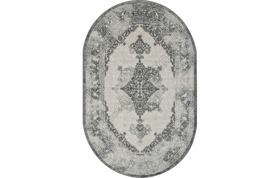 Ковер F265 - BLUE - Овал - коллекция CUBA